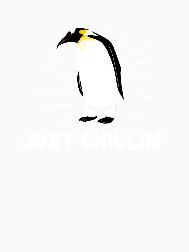 Penguin Just Chillin' by Dan66 Unisex , , , Long Sleeve Tee