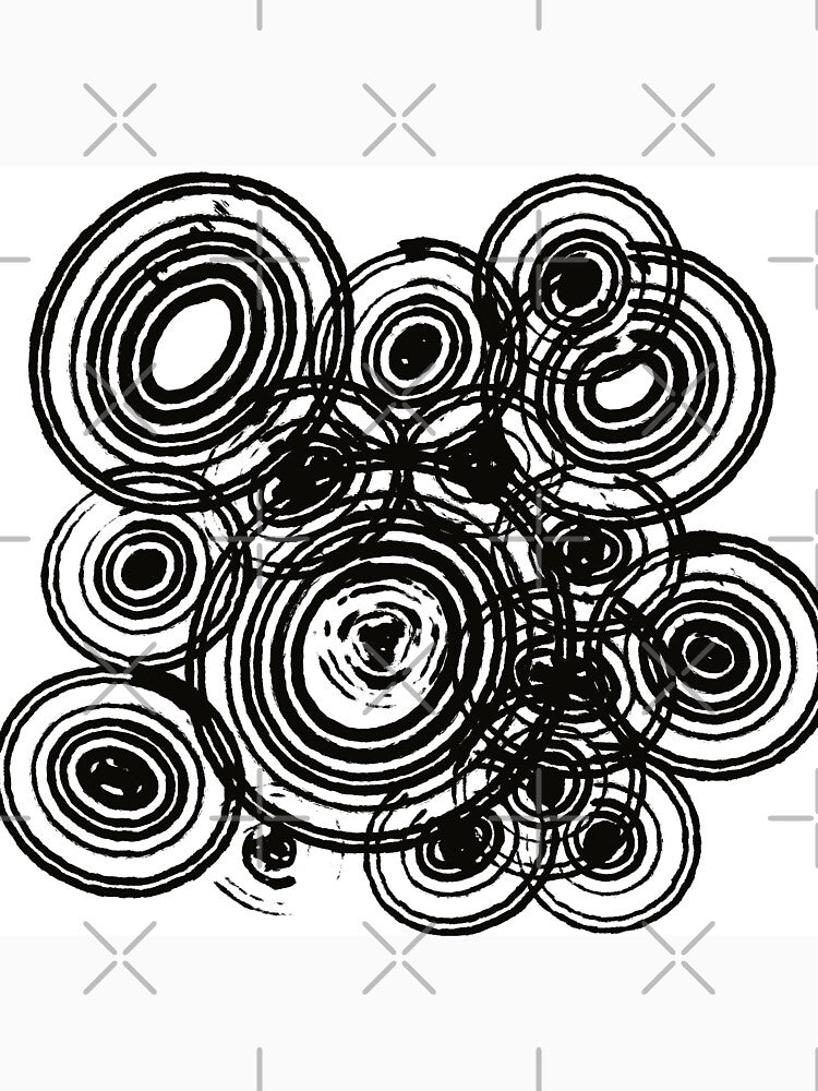 Abstract circle art by Listrenect