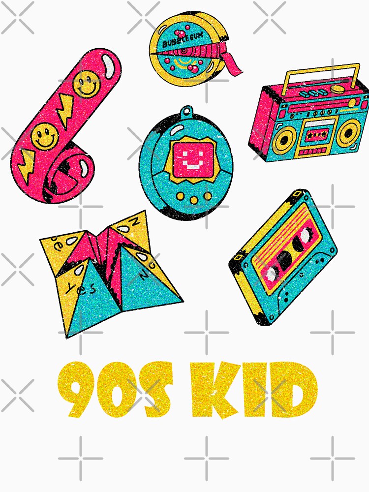 90s Kid by SkyAfterDusk Unisex , , , Long Sleeve Tee
