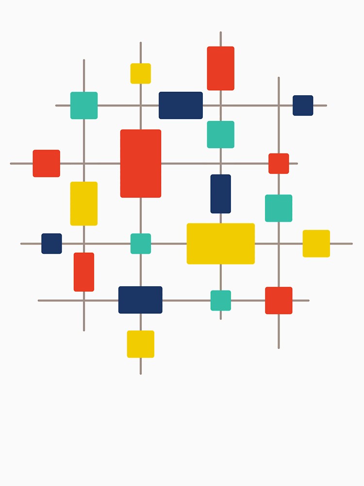 Mid Century Lines and Rectangles by Amy VanMeter