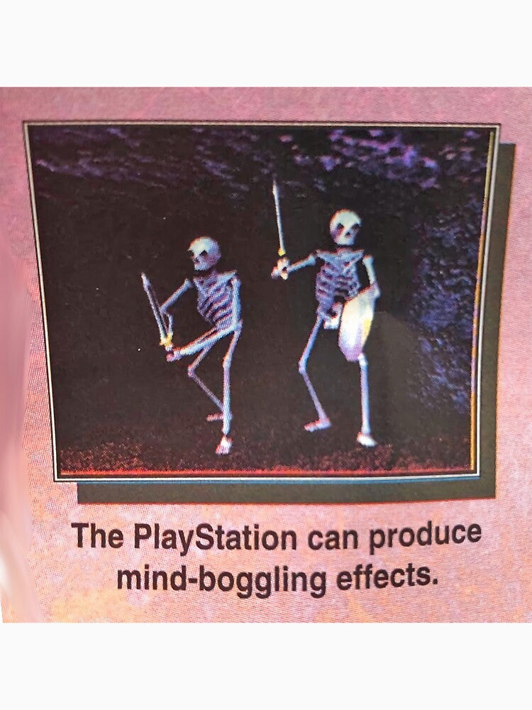 The PlayStation can produce mind-boggling effects meme by J_a_c_k_i_e_ Unisex , , , Long Sleeve Tee