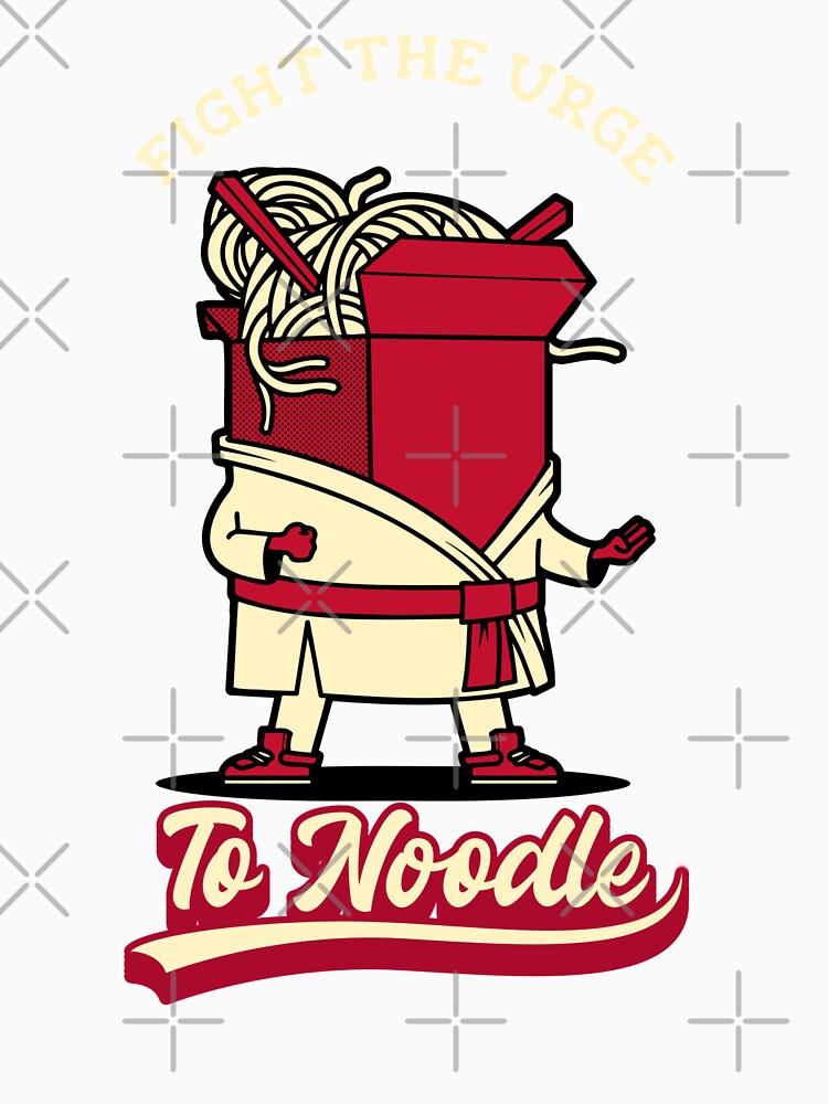 Fight the Urge to Noodle by VBeesTees Unisex , , , Long Sleeve Tee