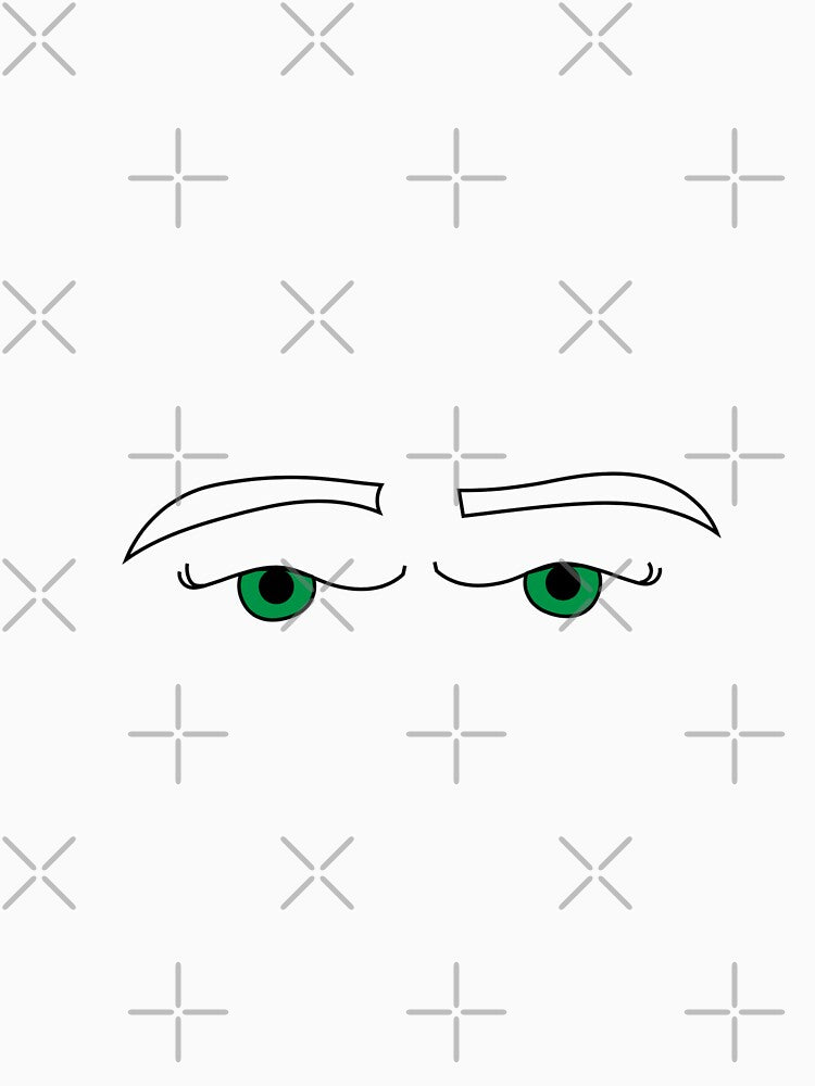 green eye line art design by matchalattextrafoam