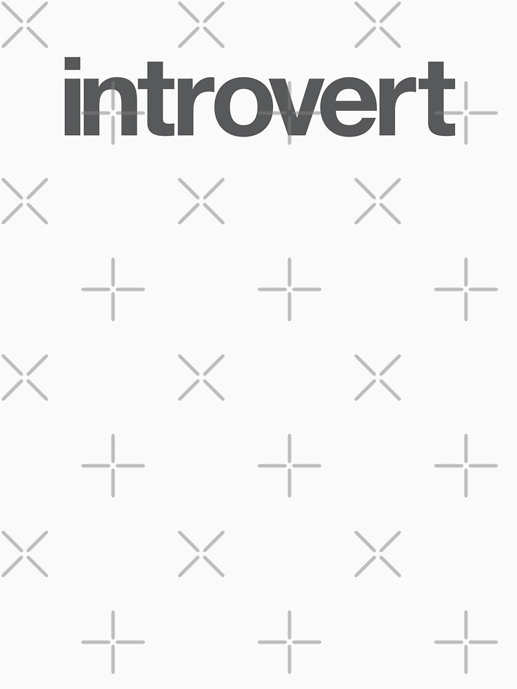 Introvert by The Common Tee Unisex , , , Long Sleeve Tee