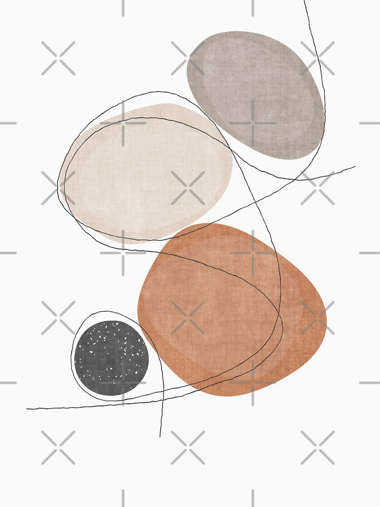 Minimal Abstract 03A Organic Shapes by FAROSSTUDIO