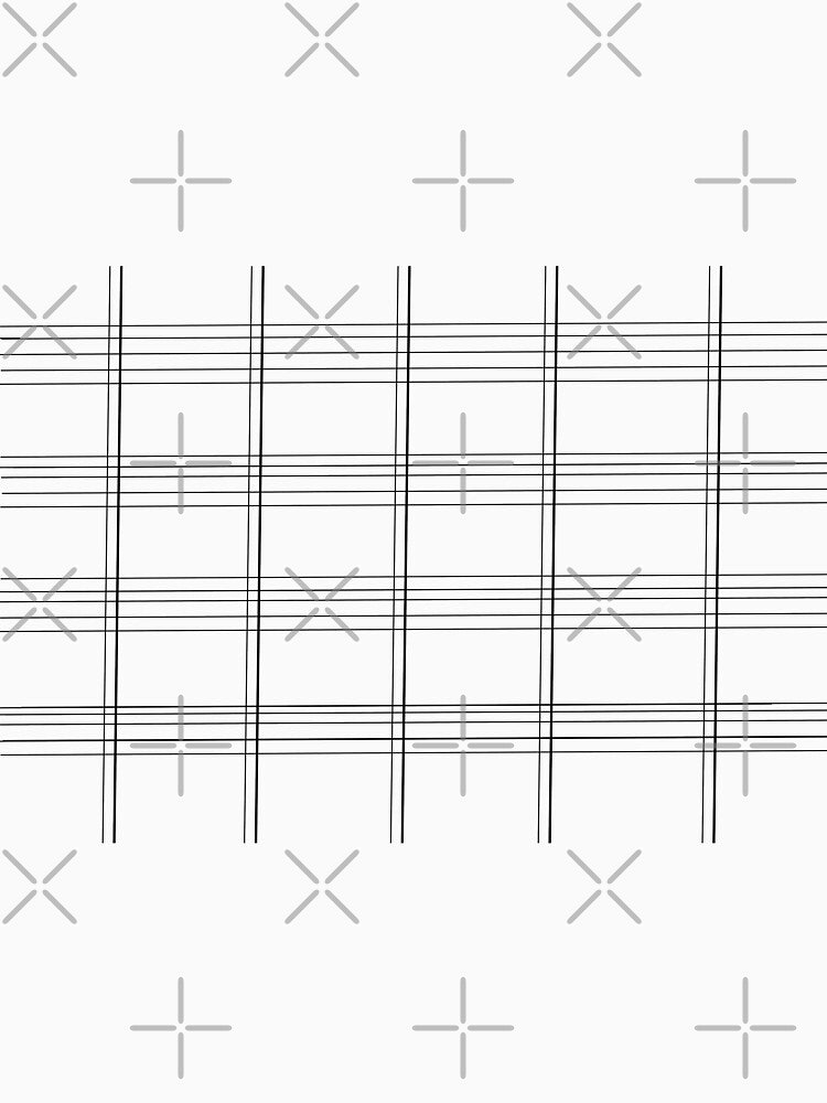 Black Lines Pattern by BeccaKenDesigns Unisex , , , Long Sleeve Tee