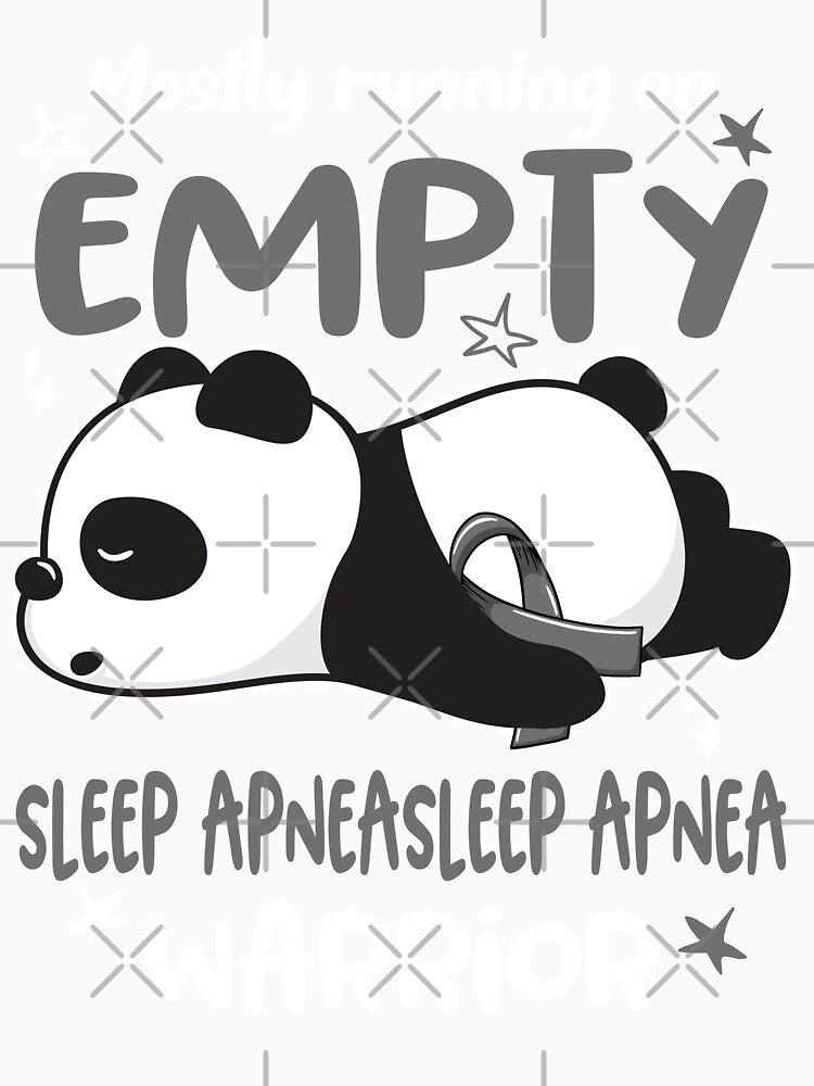 Sleep Apnea Awareness - Mostly Running On Empty Sleep Apnea Warrior by Hilten Unisex , , , Long Sleeve Tee
