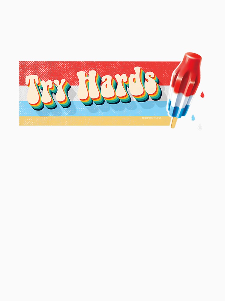 Try Hards Retro Summer Premium by NuongLang Unisex , , , Long Sleeve Tee