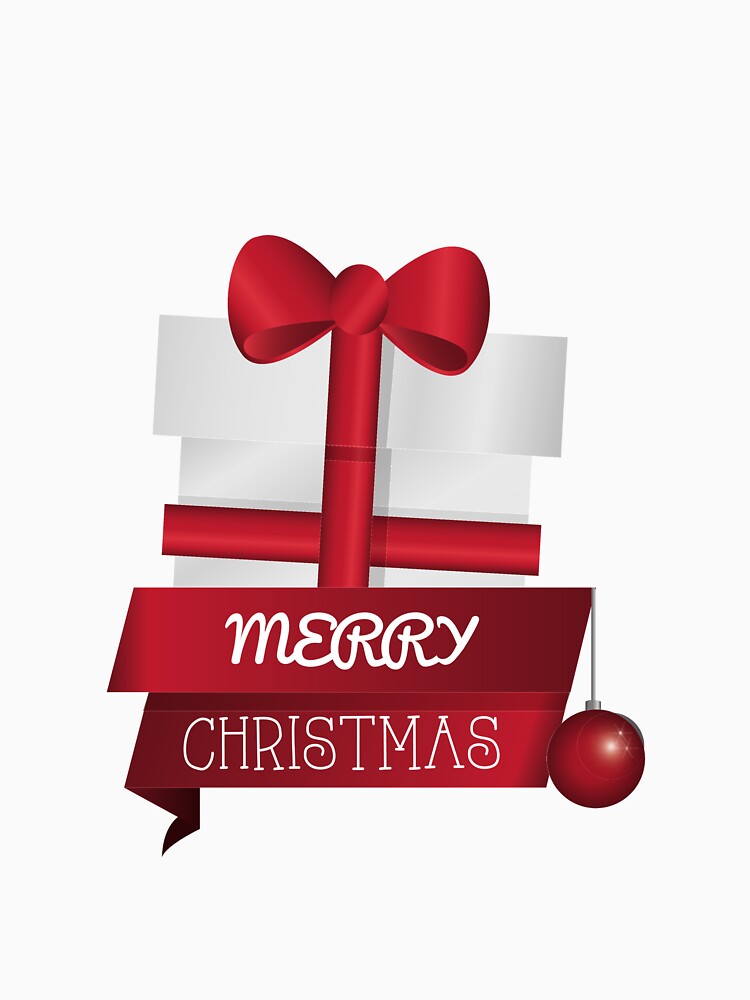 Merry Christmas Basic Novelty Quote December Graphic (2) by popotamfriends Unisex , , , Long Sleeve Tee