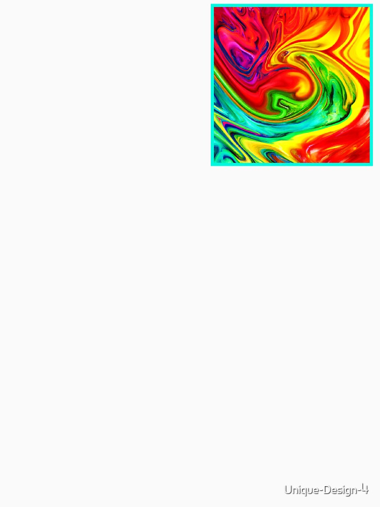 Vibrant Colorful Pattern Artwork by Health And Fitness Posts e-Store Unisex , , , Long Sleeve Tee