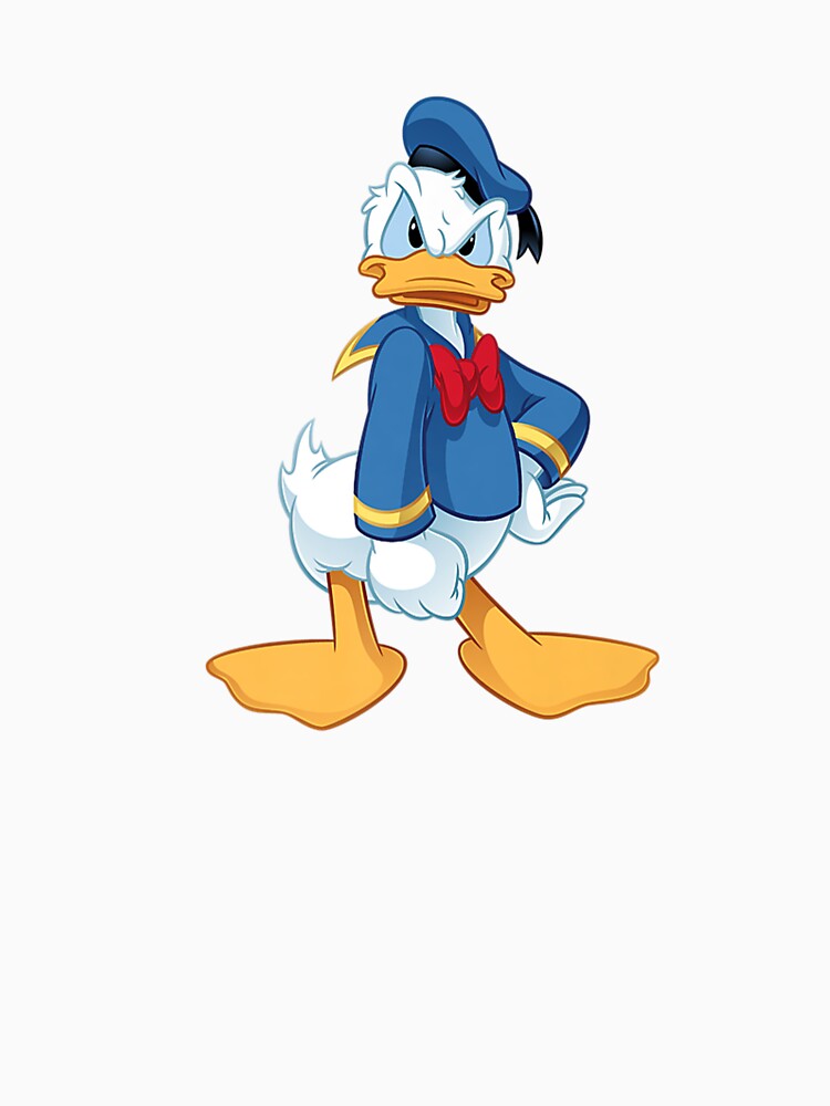 Donald Duck Angry by JennieDreher Unisex , , , Long Sleeve Tee