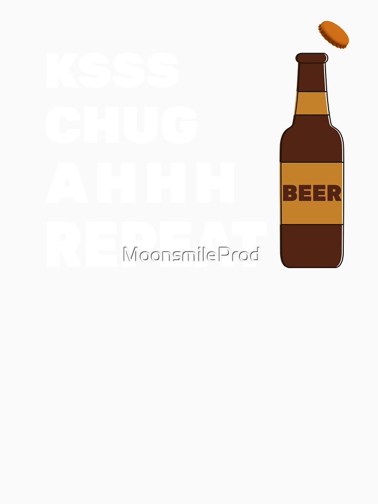 Beer Enjoy Empty Repeat by MoonsmileProd Unisex , , , Long Sleeve Tee