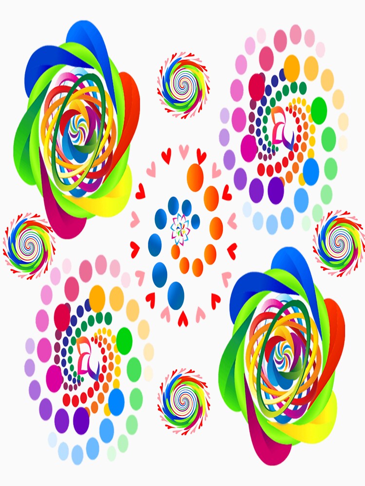 Overlapping color graphics,and abstract art 7 by Emoelsalhy76