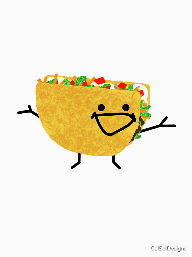 Timmy The Taco by CalSolDesigns Unisex , , , Long Sleeve Tee