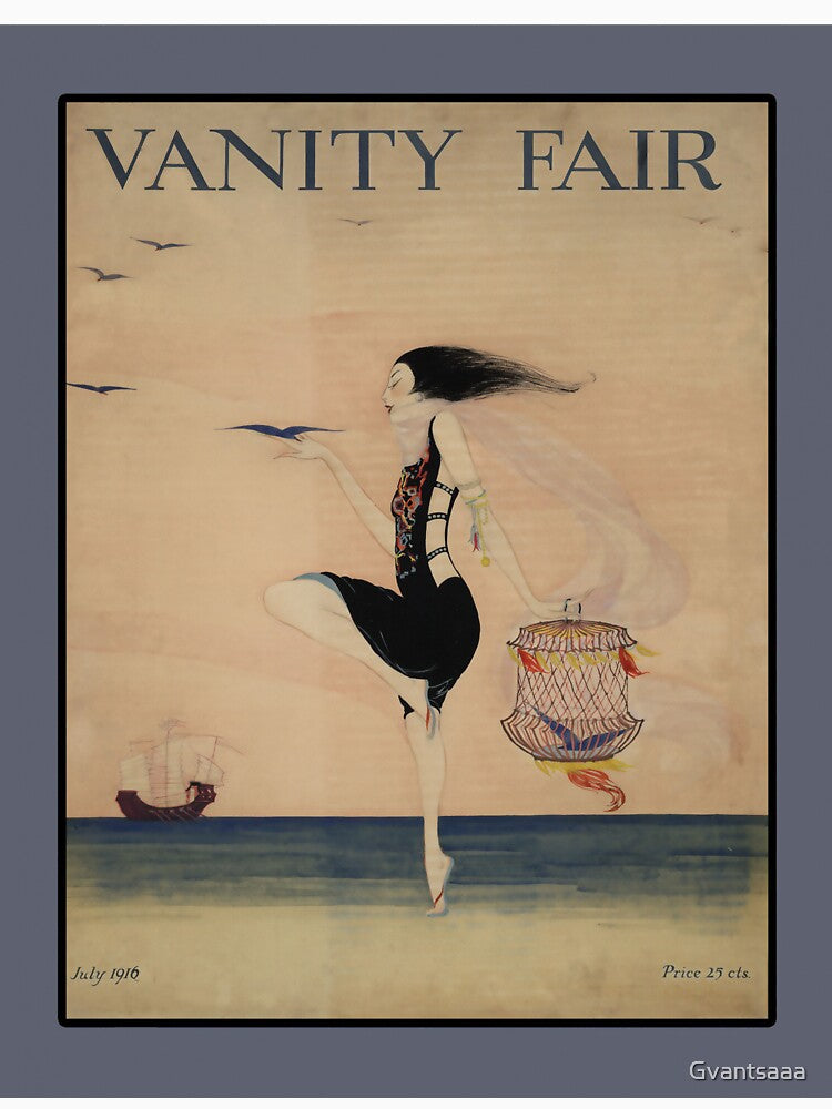 Vanity Fair Vintage Magazine 1916 by Gvantsaaa Unisex , , , Long Sleeve Tee