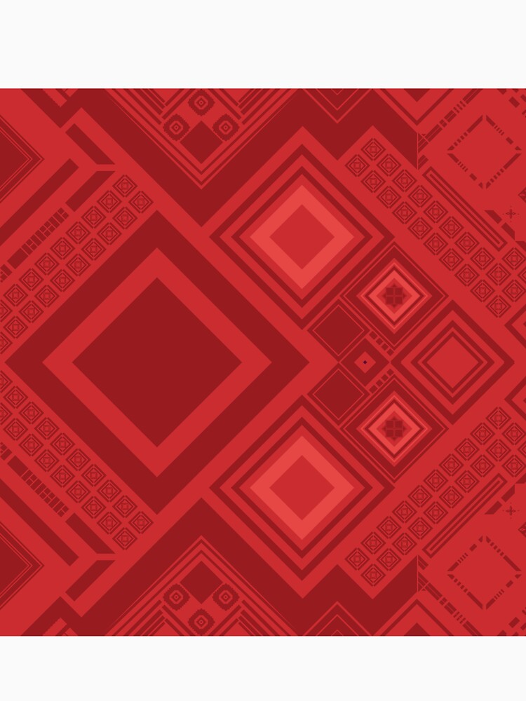 Seamless tribal pattern with cherry background. Features tribal geometric patterns by zephstudoartist