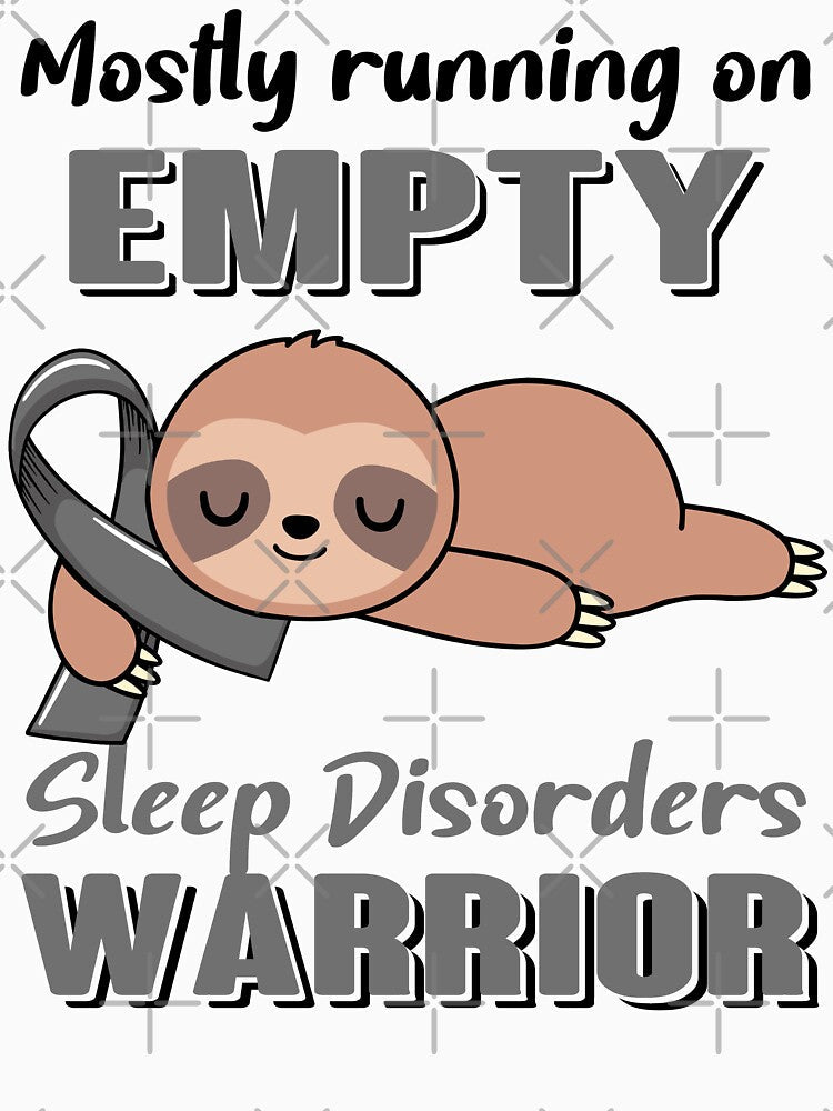 Mostly Running On Empty Sleep Disorders Warrior by Brad-FI Unisex , , , Long Sleeve Tee