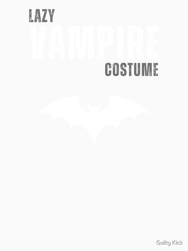 Lazy Vampire Costume by Guilty Kick Unisex , , , Long Sleeve Tee