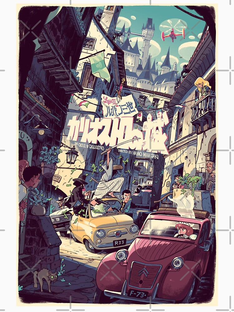 The castle of cagliostro by HepticWives Unisex , , , Long Sleeve Tee