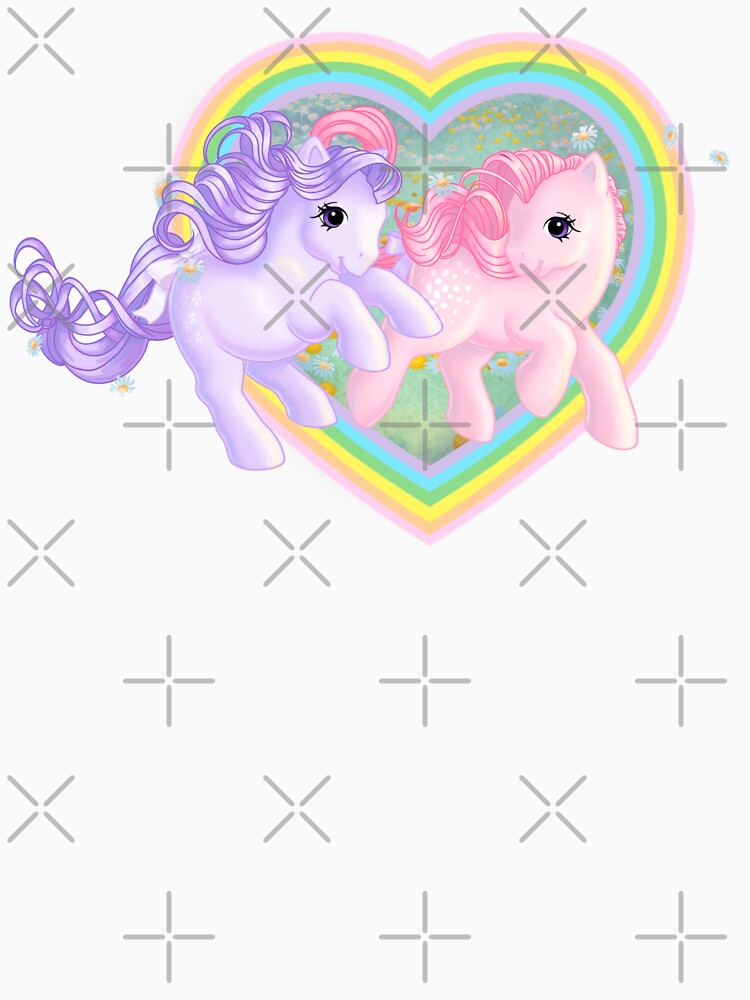 MLP Blossom and Cotton Candy by scholtenart Unisex , , , Long Sleeve Tee