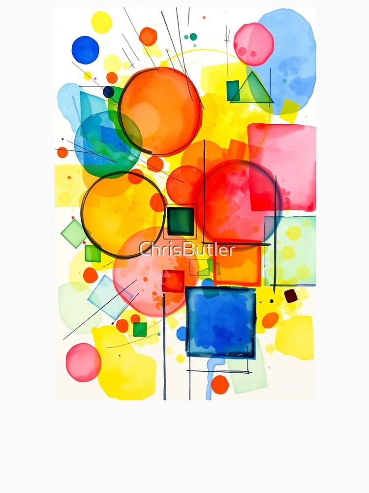 Colorful Abstract Geometry Explosion by ChrisButler