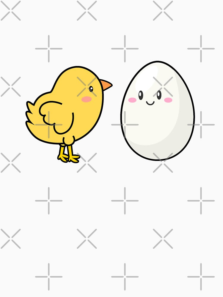 Cute chick & egg by ZghoulStore Unisex , , , Long Sleeve Tee