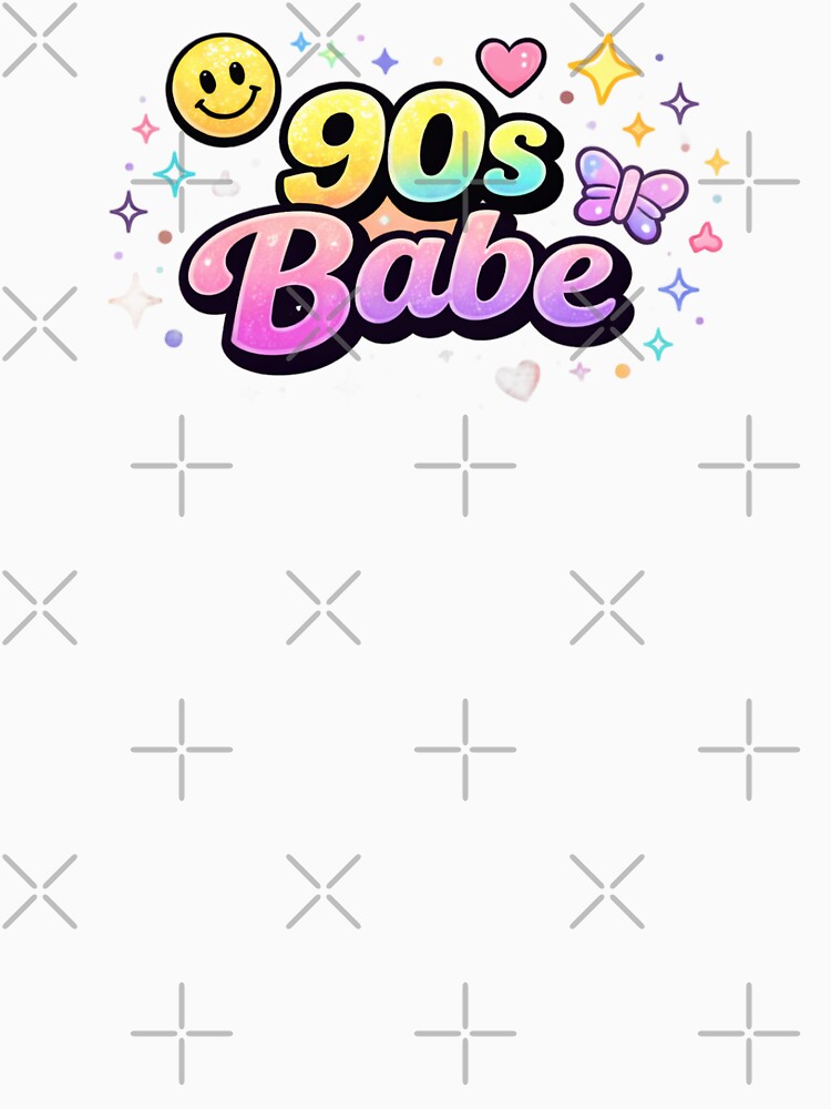 90s Babe Shirt – Vintage Retro Girl Aesthetic Tee | Cute 1990s Nostalgia Fashion by MEMORY-LN-Tees