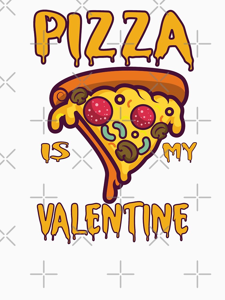 Pizza Is My Life valentine by bdmart33 Unisex , , , Long Sleeve Tee