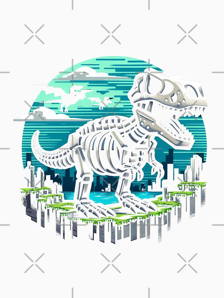 Dino mine craft by CanvaSnap ⭐⭐⭐⭐⭐ Unisex , , , Long Sleeve Tee
