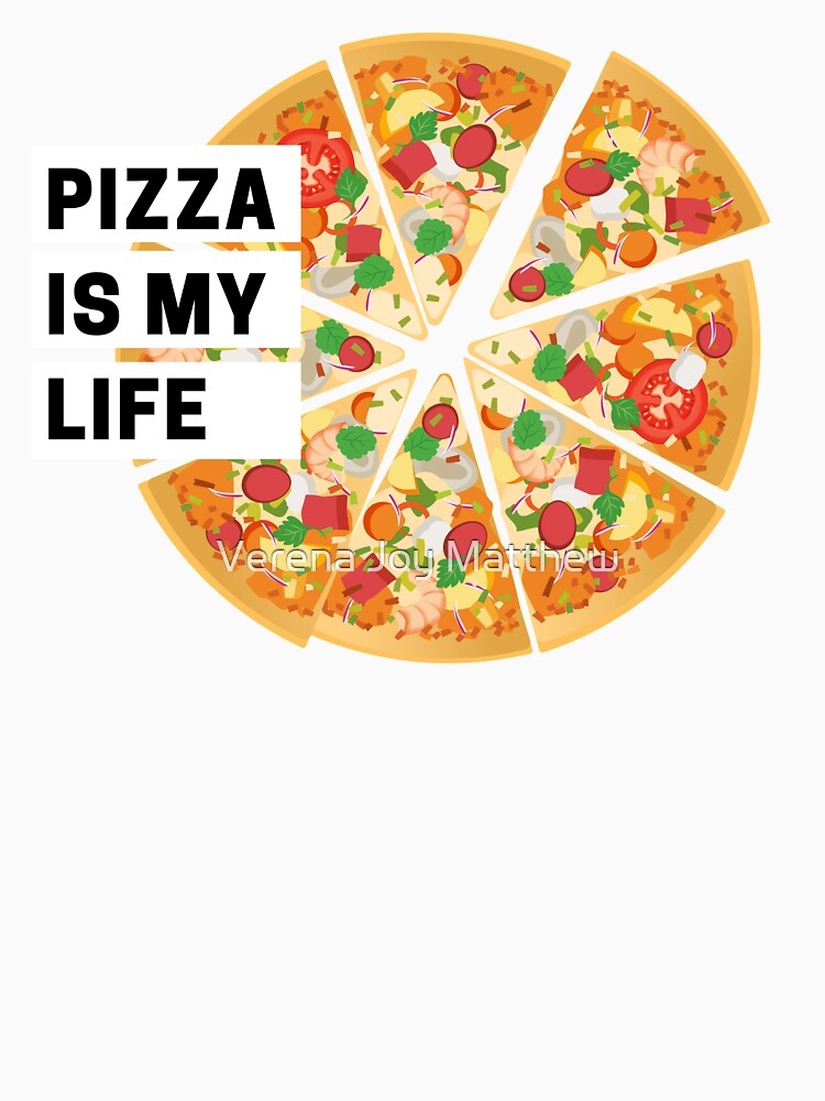 Pizza is my Life by onepony Unisex , , , Long Sleeve Tee