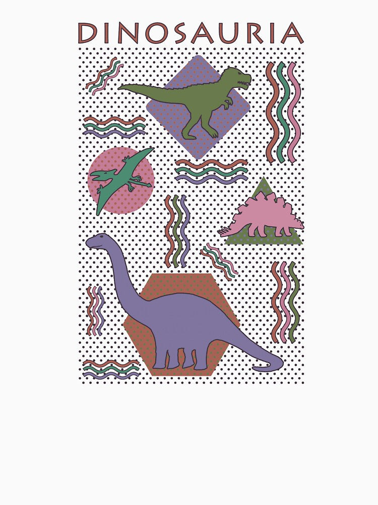 dinosauria - new retro trend dinosaurs by hayrpictures Unisex , , , Long Sleeve Tee