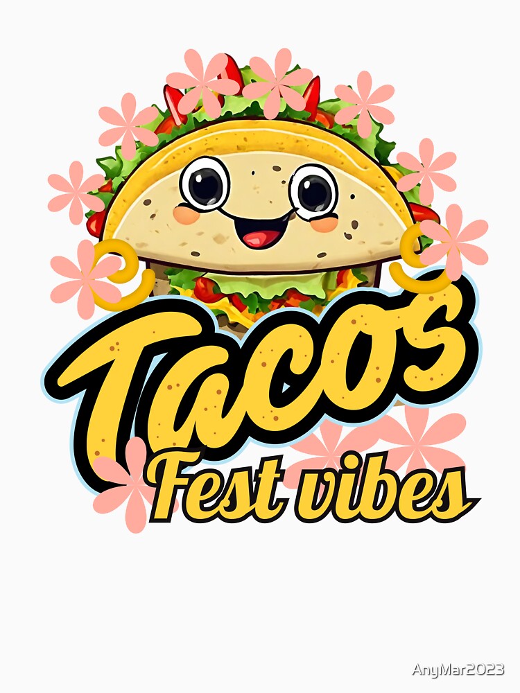 Tacos fest vibes, taco lover by AnyMar2023 Unisex , , , Long Sleeve Tee