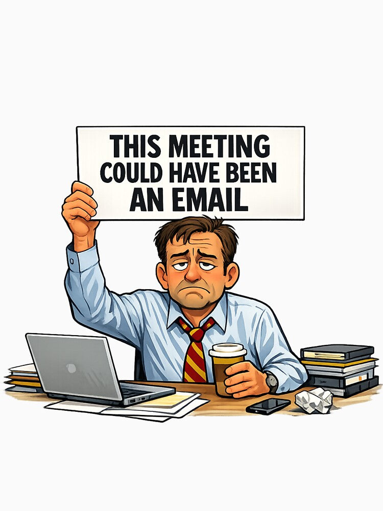 This Meeting Could Have Been an Email Shirt – Funny Office Worker Gift by GaliciaCity Unisex , , , Long Sleeve Tee
