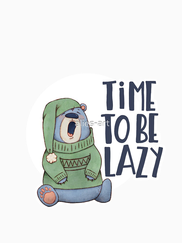 Time to be lazy by alies-art Unisex , , , Long Sleeve Tee