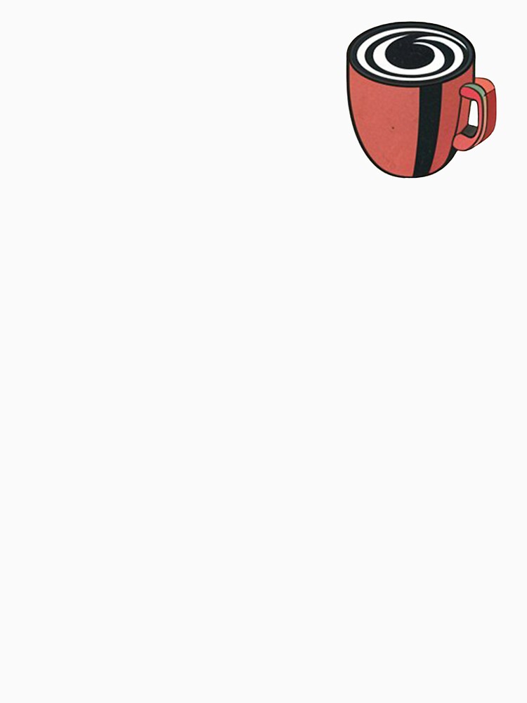Red Cup of Black Coffee Illustration | Coffee Lovers Cup Illustration by Time4Coffee Unisex , , , Long Sleeve Tee