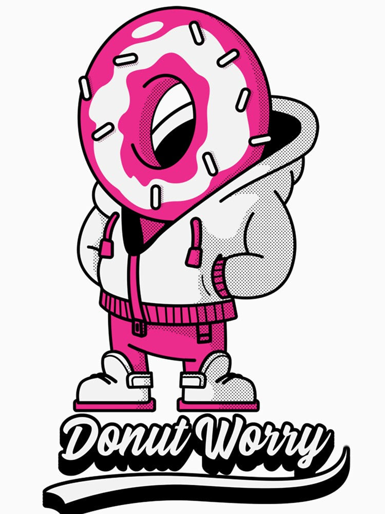 Donut Head Donut Worry Donut Memes Donut Jokes Donut Trends by HungDesigner Unisex , , , Long Sleeve Tee