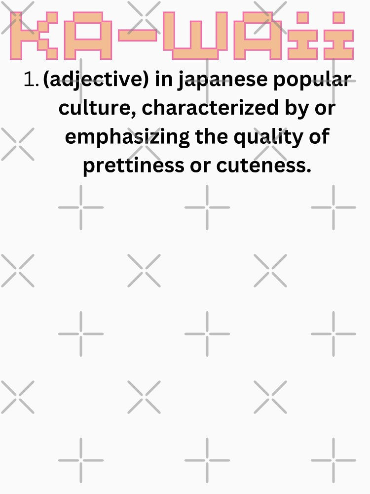 Kawaii Definition by Tokyotopia Unisex , , , Long Sleeve Tee