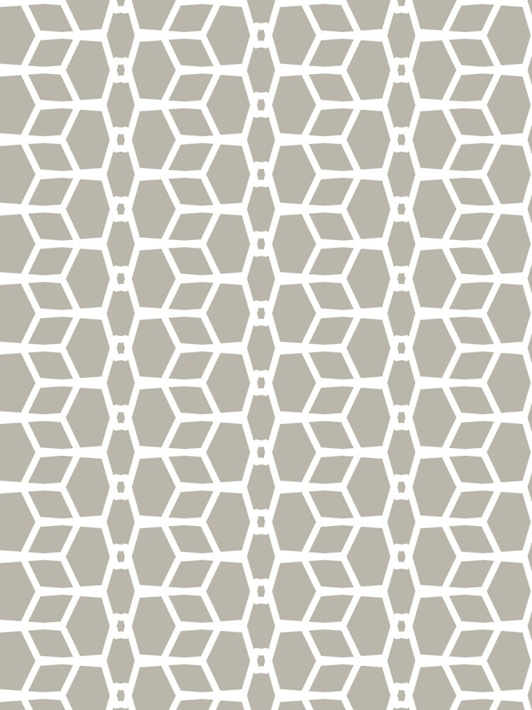 Taupe and White Tessellation Line Pattern 4 Pairs DE 2022 Trending Color Reclaimed Wood DET625 by ColorOfTheYears