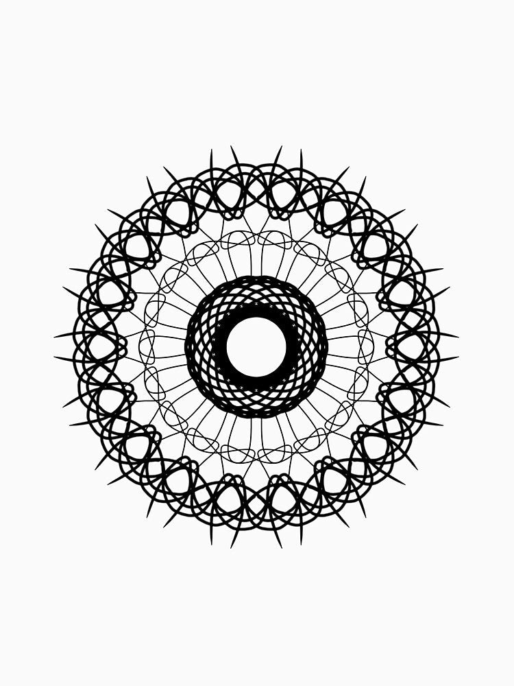 Mandala by Lesskra Unisex , , , Long Sleeve Tee