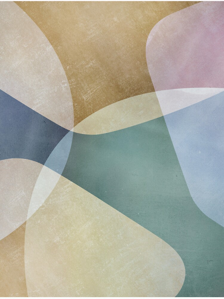Organic Shapes in Pastel Tones by UrbanEpiphany