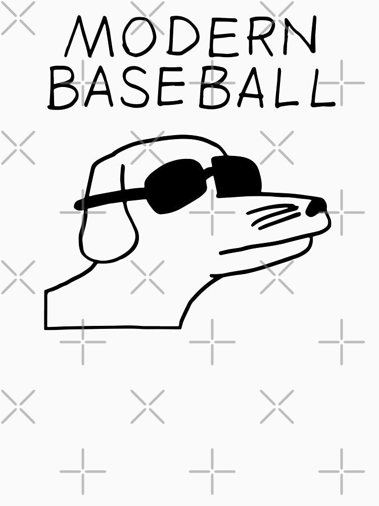 Modern Baseball (Dog) by fandemonium Unisex , , , Long Sleeve Tee