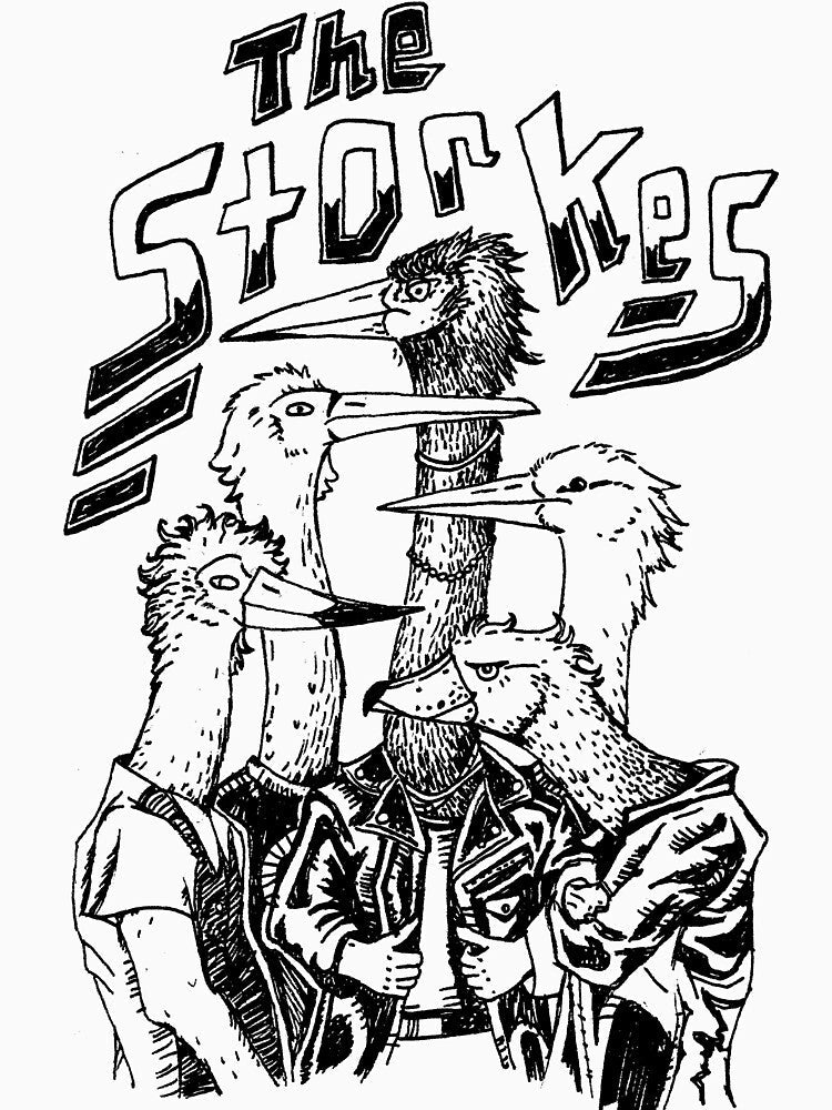 The Storkes by BrochJam Unisex , , , Long Sleeve Tee