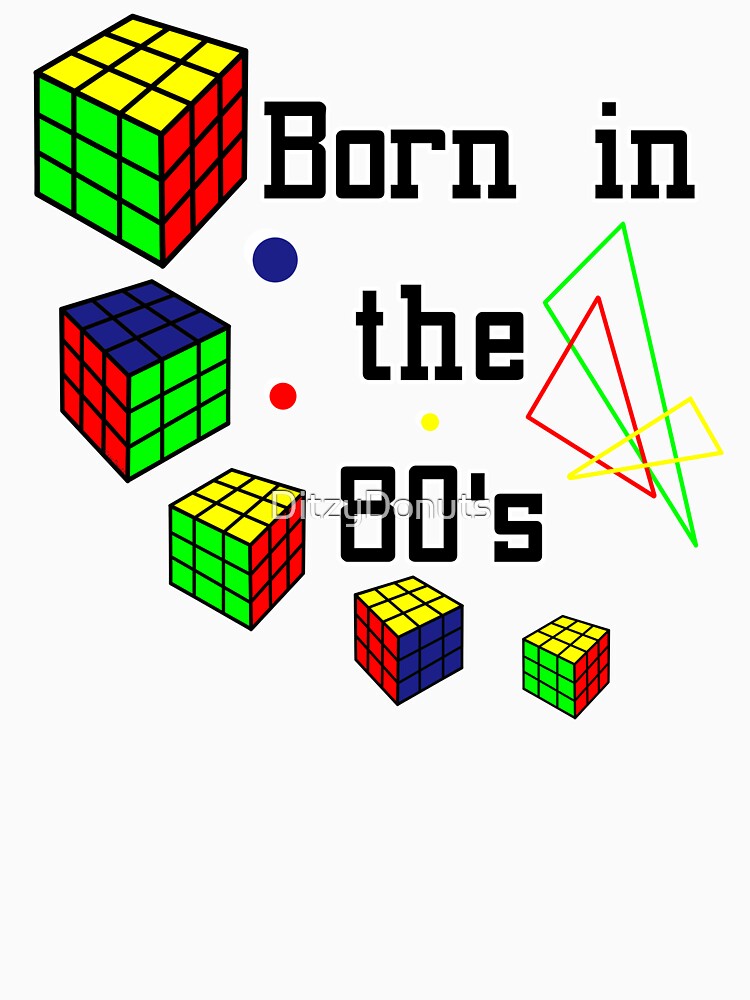 Born in the 80's by DitzyDonuts Unisex , , , Long Sleeve Tee