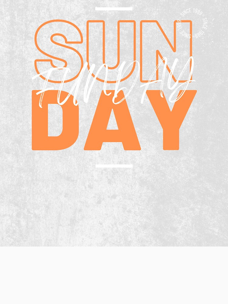 Sunday Funday by NicMacTees Unisex , , , Long Sleeve Tee