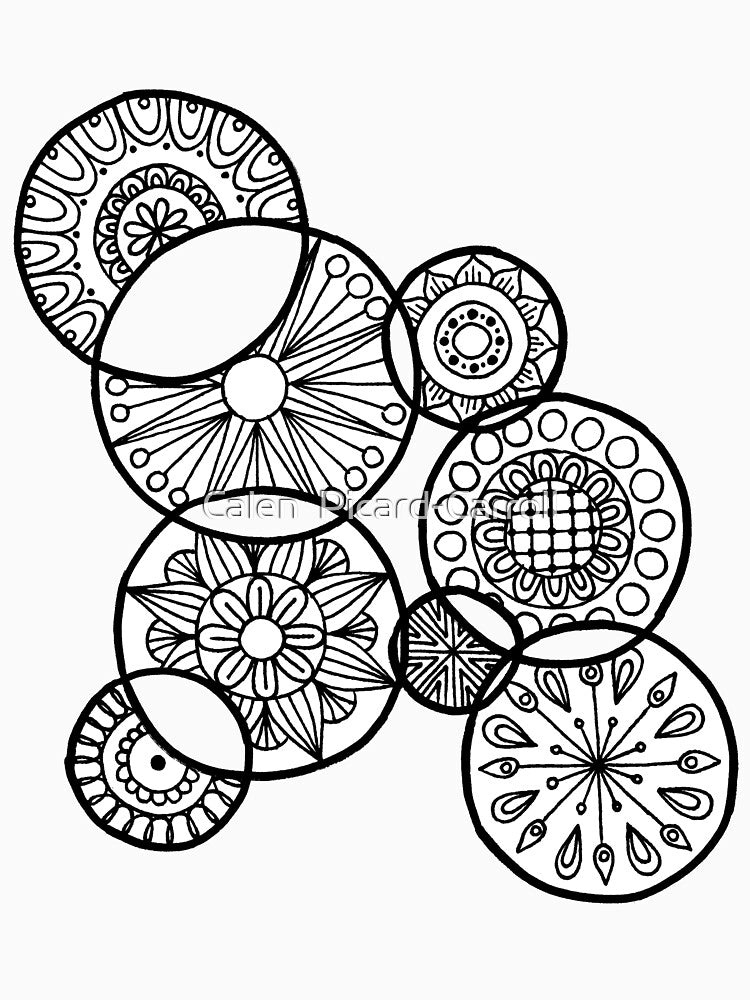 Mixed Circles Mandala Design by Calen  Picard-Carroll