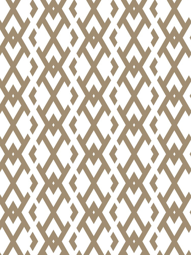Brown and White Diamond Vertical Zig Zag Pattern Pairs DE 2022 Trending Color Tuscan Mosaic DE6208 by ColorOfTheYears