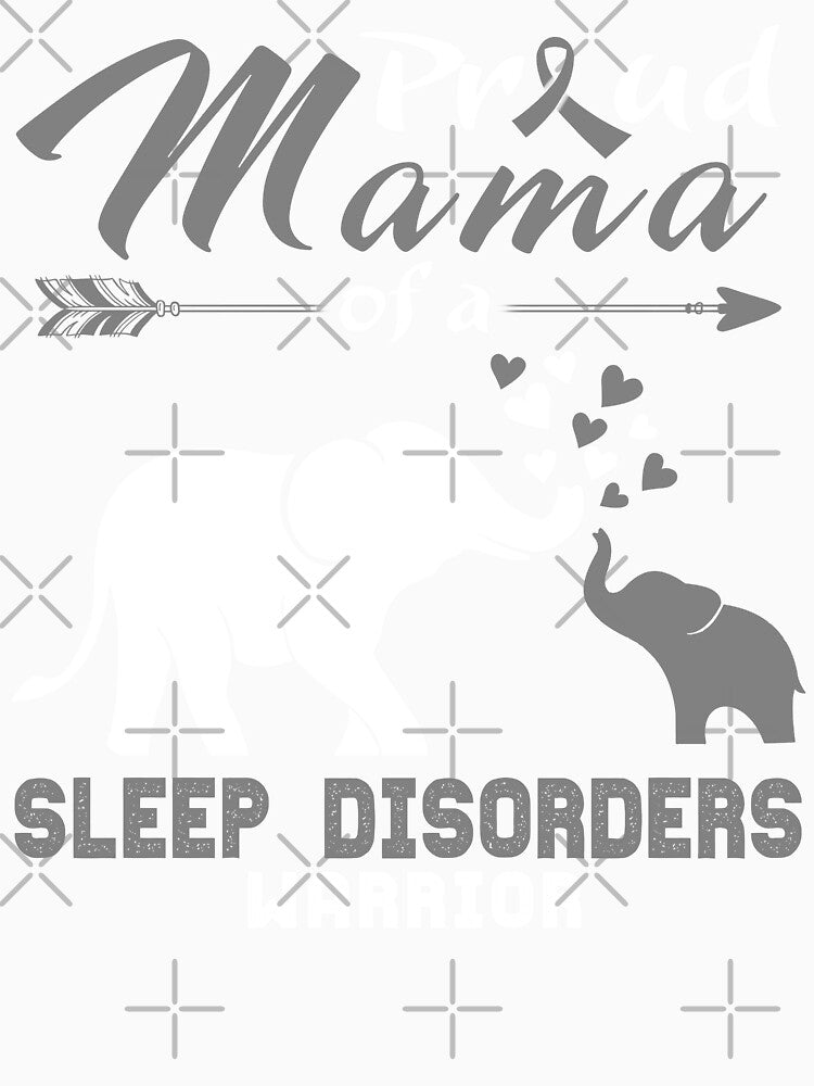 Proud Mama Of A Sleep Disorders Warrior by heppenp Unisex , , , Long Sleeve Tee
