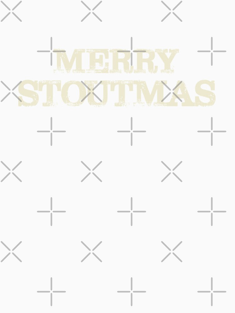 Merry Stoutmas Christmas Stout Beer Lovers Gift by JohnMatrix420 Unisex , , , Long Sleeve Tee