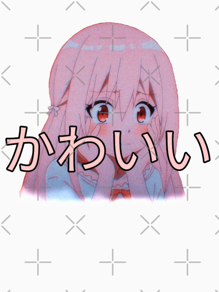 kawaii shy girl by el000