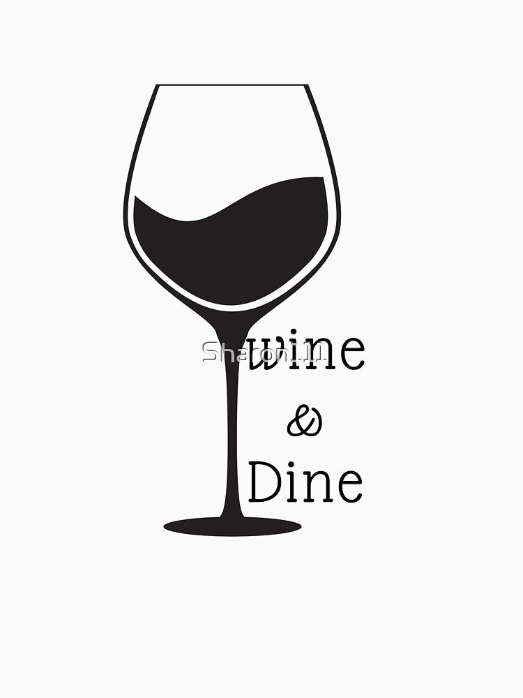 wine and dine by Sharon111 Unisex , , , Long Sleeve Tee